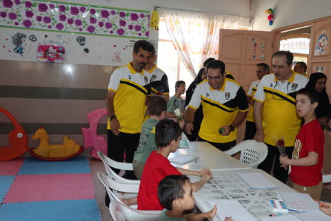 گزارش تصویری ا بازدید تیم ستارگان رسانه از مرکز توانبخشی خیریه جامع اراک