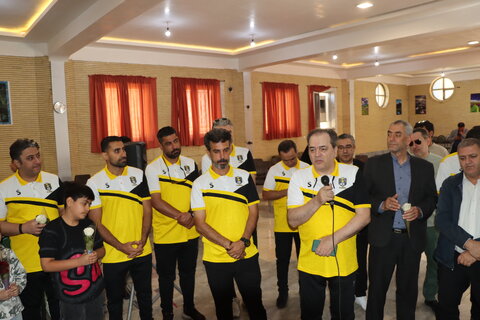 گزارش تصویری ا بازدید تیم ستارگان رسانه از مرکز توانبخشی خیریه جامع اراک