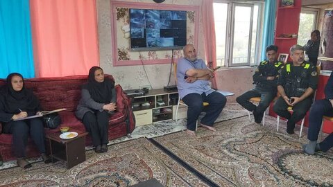 بازدید نمایندگان  اعضای شورای مبارزه بامواد مخدر شهرستان از کمپ آرامش گستران خور