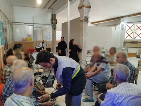 به مناسبت هفته سالمندان اجرای پایش سلامت روان در مرکز سالمندان آریا