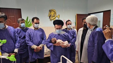 بازدید حجت الاسلام و المسلمین سید صدراله رجایی نسب رئیس کل دادگستری فارس و هیات همراه از شیرخوارگاه حضرت ولیعصر(عج)صدرا