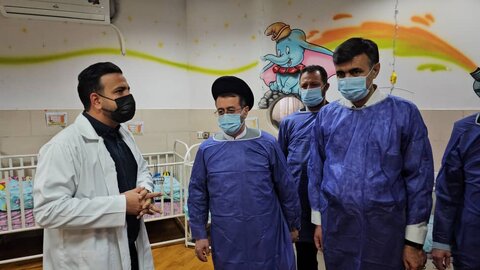 بازدید حجت الاسلام و المسلمین سید صدراله رجایی نسب رئیس کل دادگستری فارس و هیات همراه از شیرخوارگاه حضرت ولیعصر(عج)صدرا