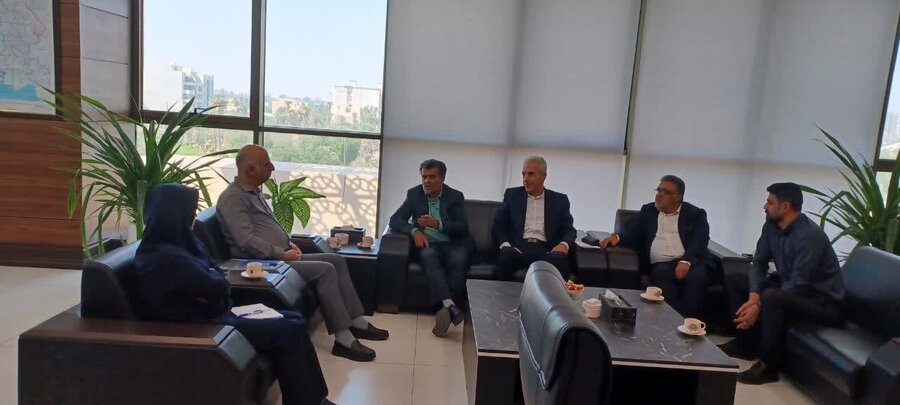 دیدار مدیرکل بهزیستی خوزستان با رئیس سازمان مدیریت و برنامه‌ریزی استان