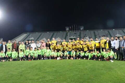 گزارش تصویری ا دیدار دوستانه و خیر خواهانه تیم ستارگان رسانه کشور و تیم فرزندان بهزیستی