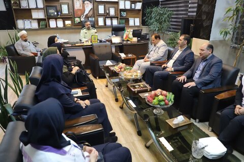 کرج | از تعاملات سازنده نیروی انتظامی با بهزیستی کرج تقدیر شد