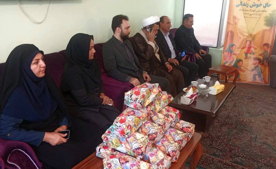 دیدار مسئولان استانی با فرزندان بهزیستی آذربایجان‌غربی به مناسبت روز جهانی کودک