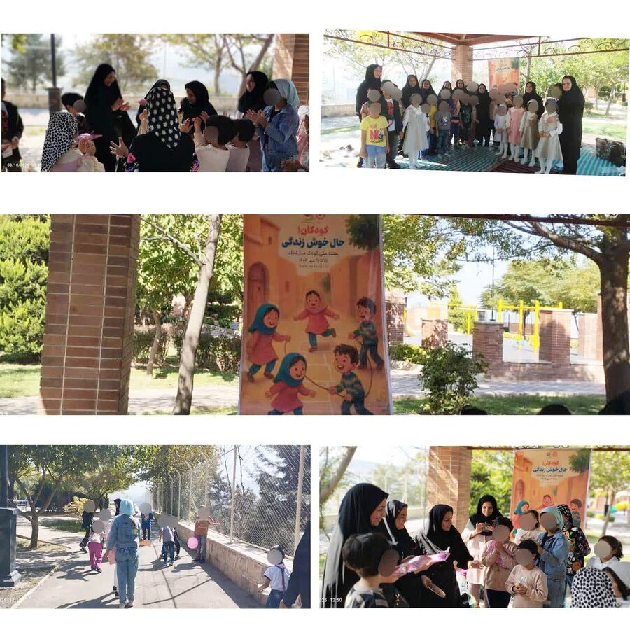 حضور مدیرکل و معاون سلامت اجتماعی بهزیستی گلستان در جشن روز جهانی کودک برای فرزندان بهزیستی