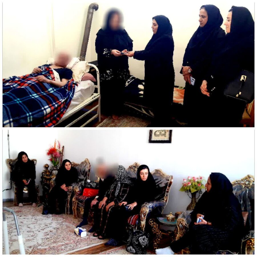 مشکین شهر| دلجویی از توان‌یابان و خانواده‌های آنان توسط سرپرست بهزیستی مشگین‌شهر