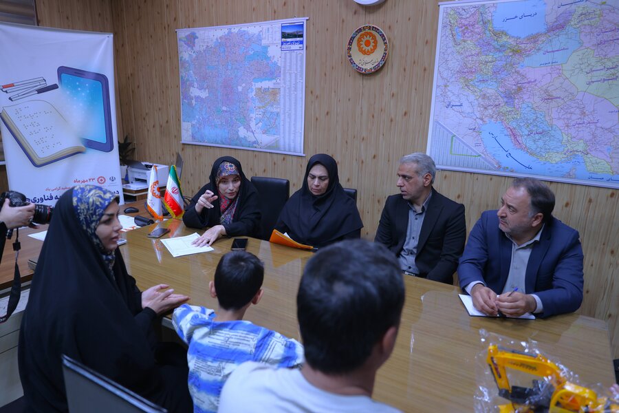 دیدار چهره به چهره به مناسبت هفته نابینایان