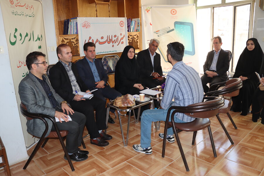 دیدار مردمی مدیرکل بهزیستی استان اردبیل به مناسبت روز جهانی نابینایان