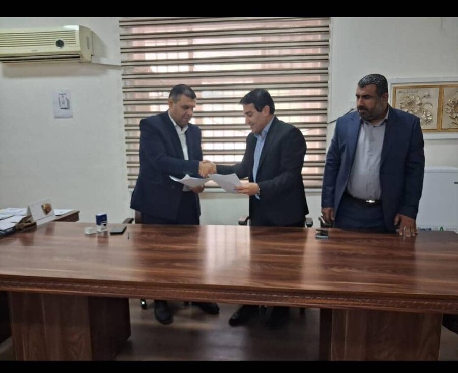تفاهم‌نامه همکاری بهزیستی خوزستان و مؤسسه خیریه آبشار مهربانی