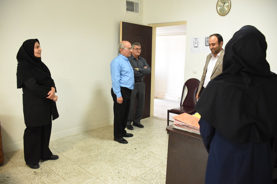 پیگیری امور اداره بهزیستی اسلام‌آبادغرب در سفر مدیرکل