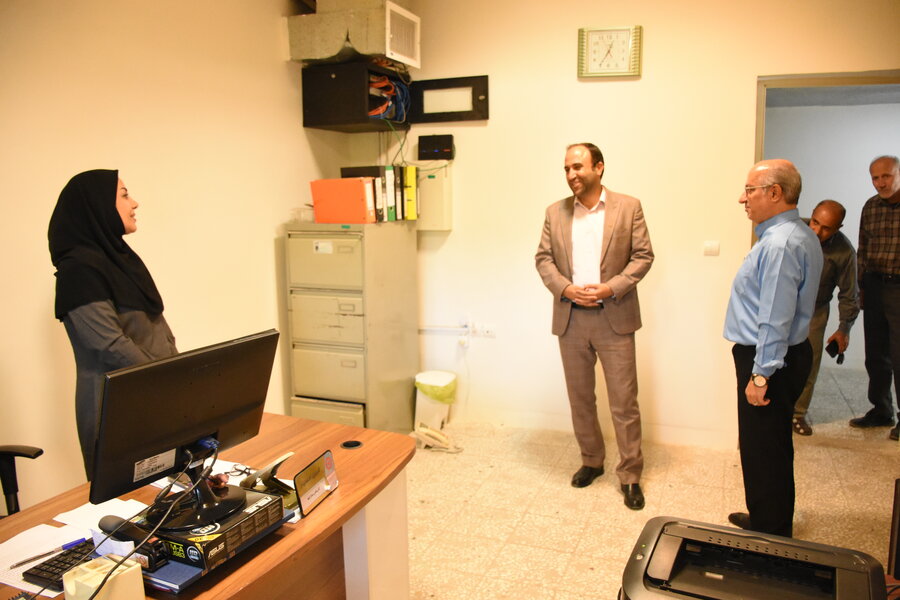 پیگیری امور اداره بهزیستی اسلام‌آبادغرب در سفر مدیرکل