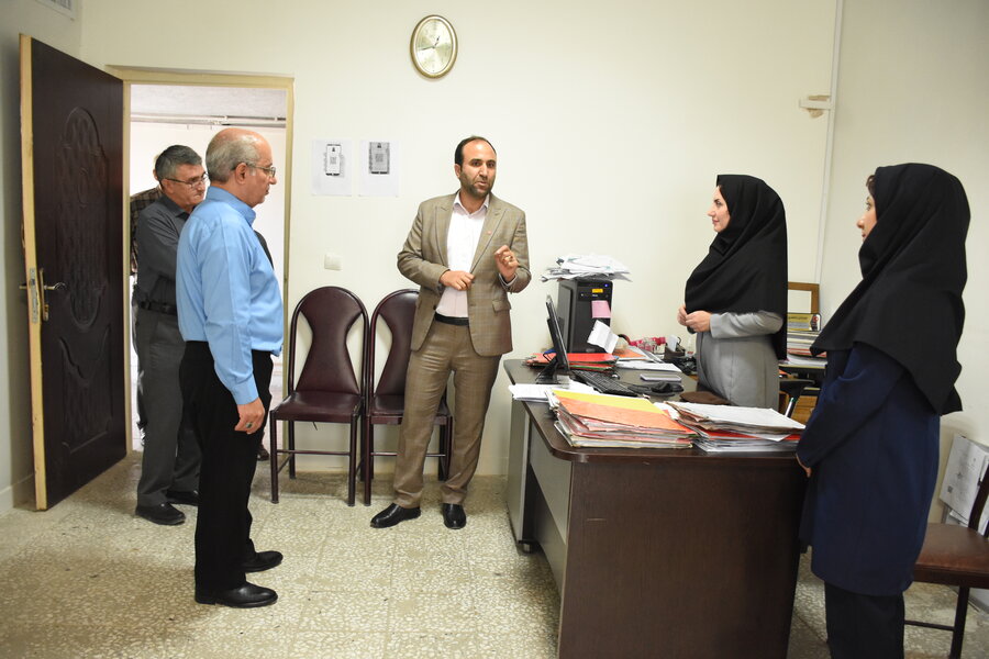 پیگیری امور اداره بهزیستی اسلام‌آبادغرب در سفر مدیرکل