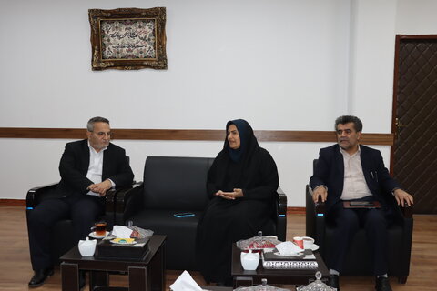 دیدار رئیس دبیرخانه شورای ملی سالمندان بهزیستی کشور با معاون استاندار خوزستان