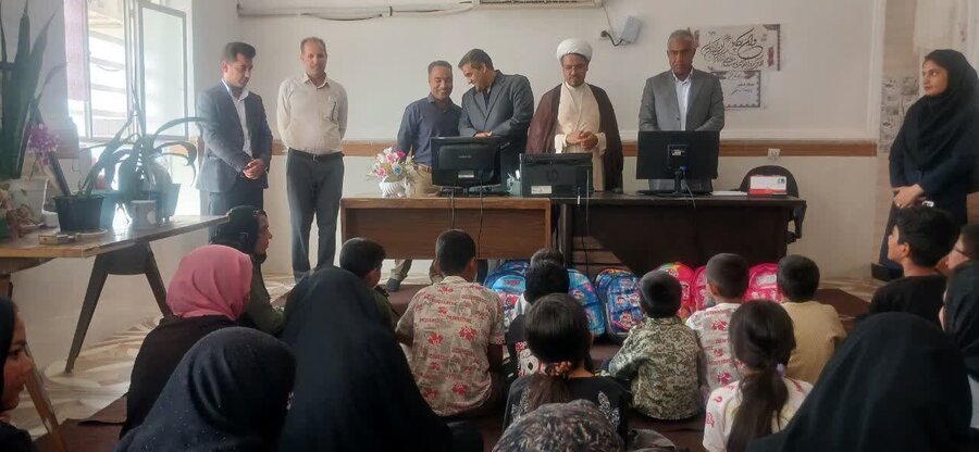 کیف و لوازم التحریر تمام دانش آموزان تحت پوشش بهزیستی شهر مردهک تامین شد