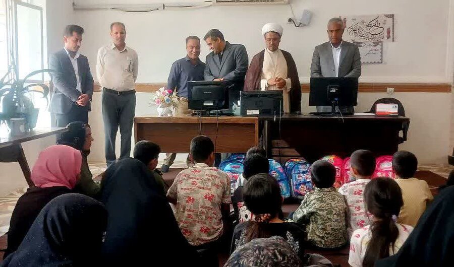 کیف و لوازم التحریر تمام دانش آموزان تحت پوشش بهزیستی شهر مردهک تامین شد