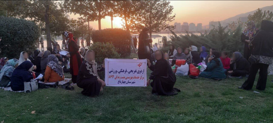 چهارباغ | اردوی تفریحی _ فرهنگی به مناسبت گرامیداشت هفته سلامت روان برگزار شد