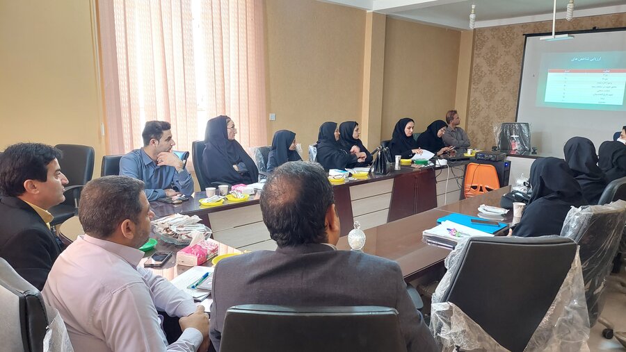 حضور سرپرست معاونت توسعه کارآفرینی  بهزیستی خوزستان در شهرستان شوشتر