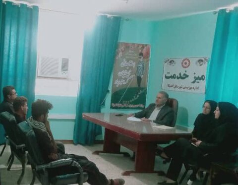 اندیکا|برگزاری میز خدمت ویژه نابینایان و کم‌بینایان