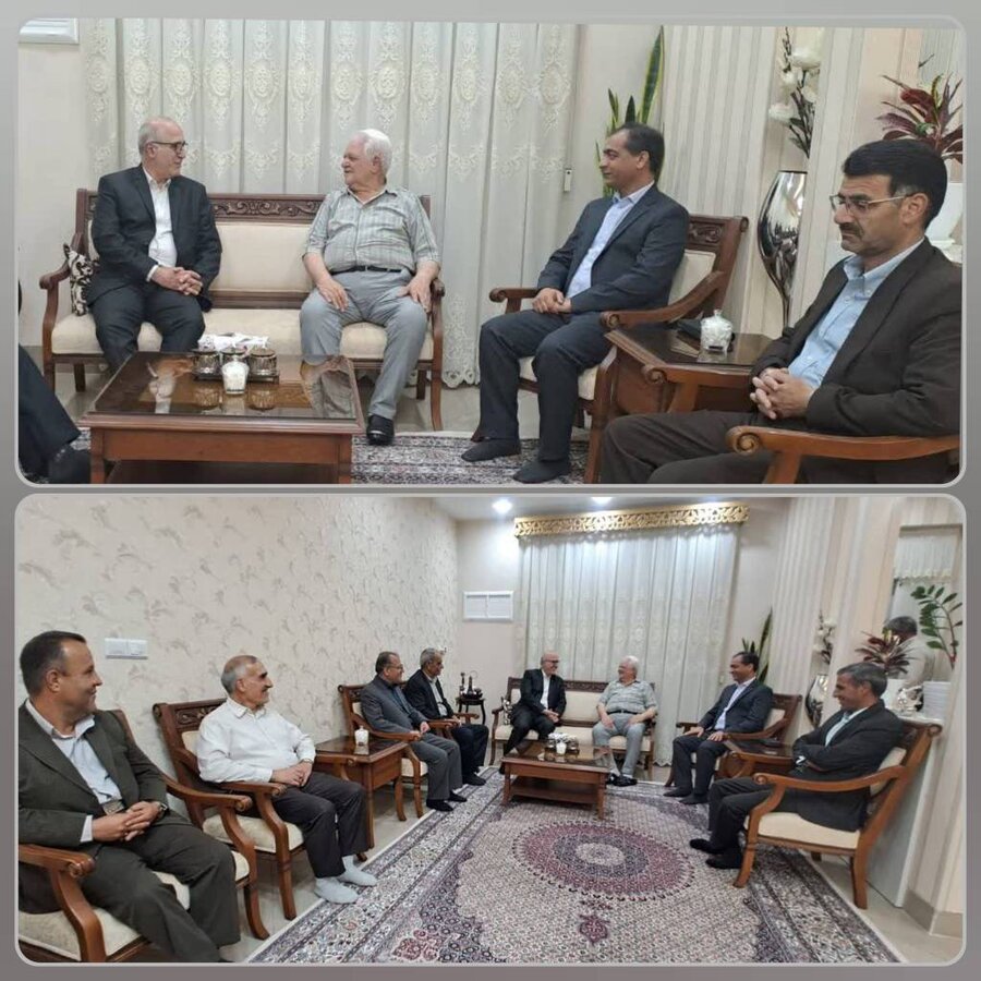 مدیرکل بهزیستی خراسان جنوبی با پیشکسوت بهزیستی طبس دیدار کرد