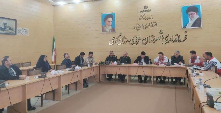 گرمی| برگزاری جلسه هماهنگی اجرای طرح نذر خدمت در شهرستان گرمی