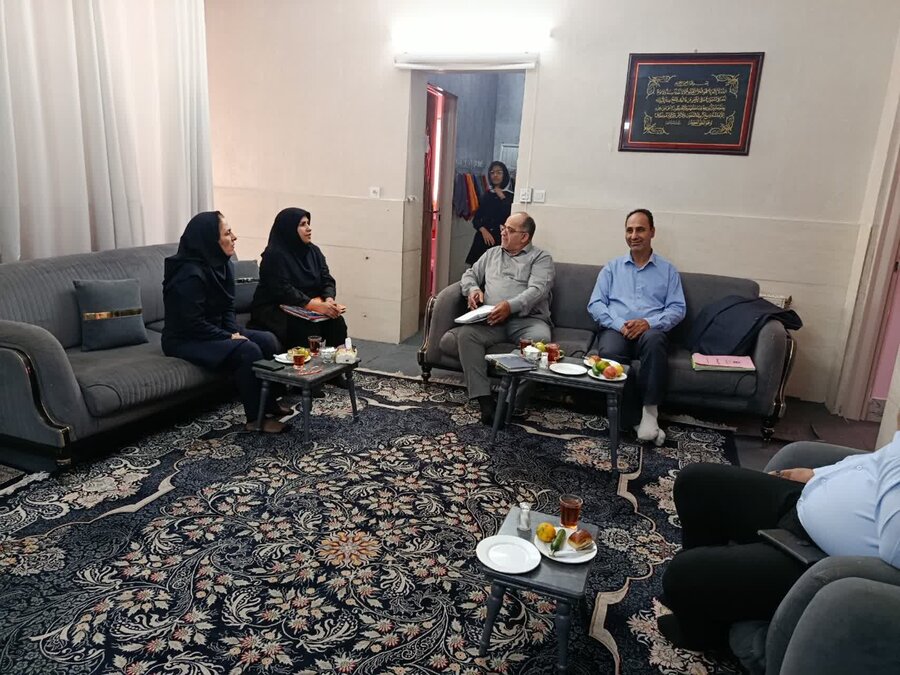 بازدید کارشناس شبه خانواده سازمان بهزیستی کشور از مراکز شبه خانواده استان مرکزی