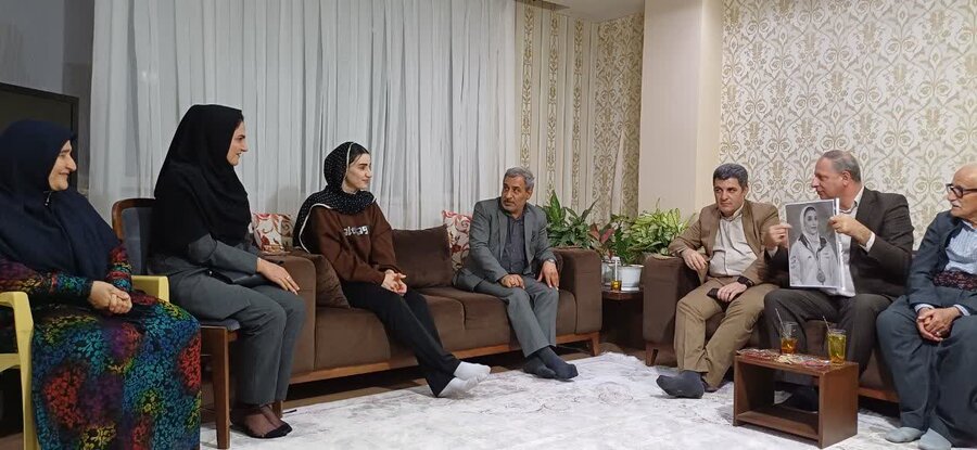 مدیرکل بهزیستی کردستان و فرماندار مریوان با قهرمان المپیک ناشنوایان دیدار کردند