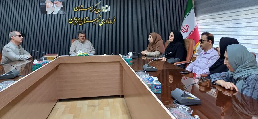 فرماندار مریوان: نابینایان نماد اراده‌اند؛ محیط شهری باید برای روشندلان مناسب‌سازی شود