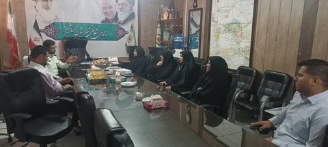 دیدار رییس اداره بهزیستی نرماشیربا فرماندهی نیروی انتظامی