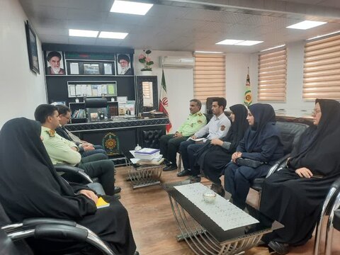 تقدیر رئیس اداره بهزیستی از  فرمانده نیروی انتظامی شهرستان زرند