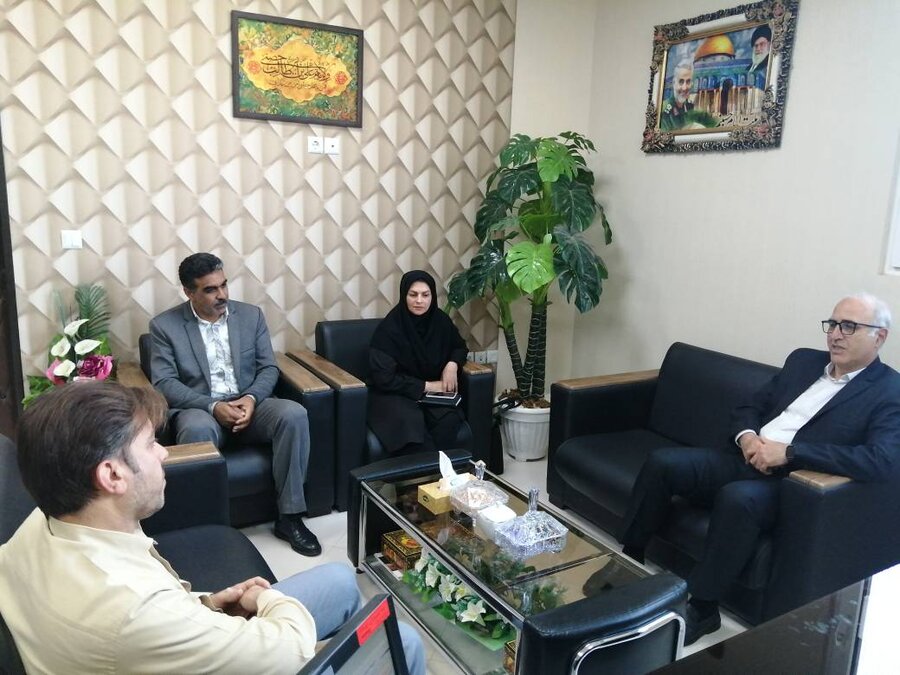 خراسان جنوبی-مدیرکل بهزیستی استان خراسان جنوبی با رئیس سازمان بسیج سازندگی دیدار کرد