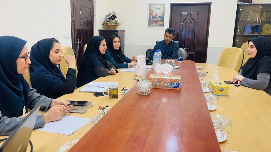 جم| نشست مشترک بهزیستی و شبکه بهداشت و درمان شهرستان جم برگزار شد