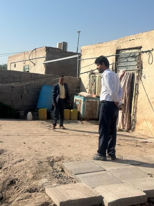 بازدید از مددجویان و زنان سرپرست خانوار شهرستان گنبکی