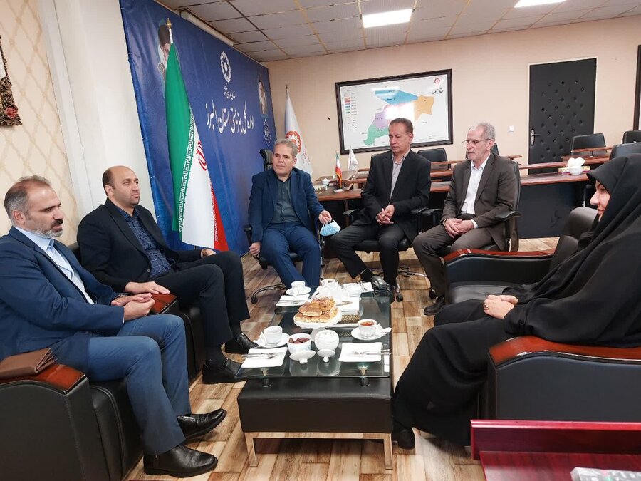 دیدار مدیرکل بهزیستی البرز با مدیرکل امور مالیاتی استان با هدف توسعه همکاری‌های مشترک