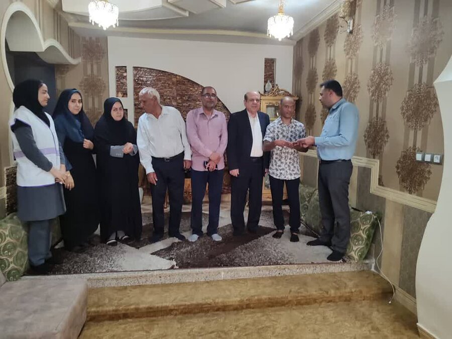 بستک| تجلیل از روشندلان موفق