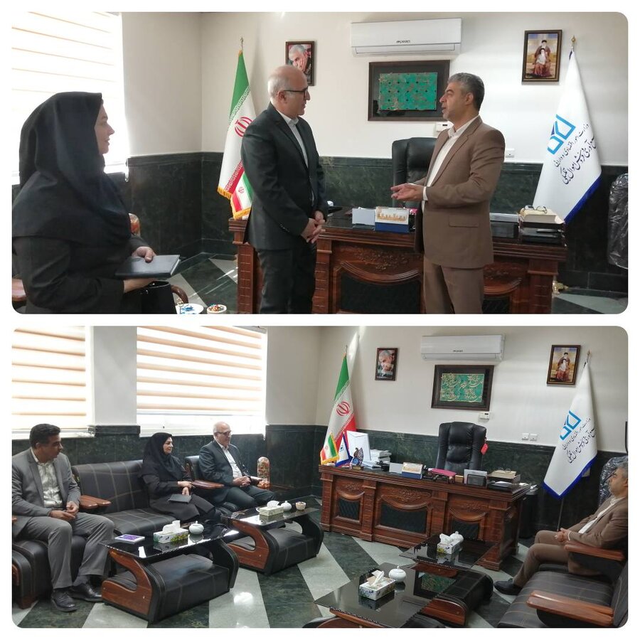 مدیرکل بهزیستی بهزیستی استان خراسان جنوبی با مدیرکل اموال تملیکی دیدار کرد