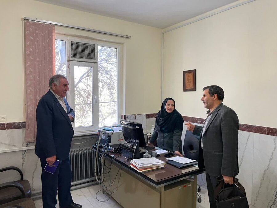 دیدار مدیر حراست و رئیس فوریت‌های اجتماعی استان کردستان با همکاران بهزیستی شهرستان قروه