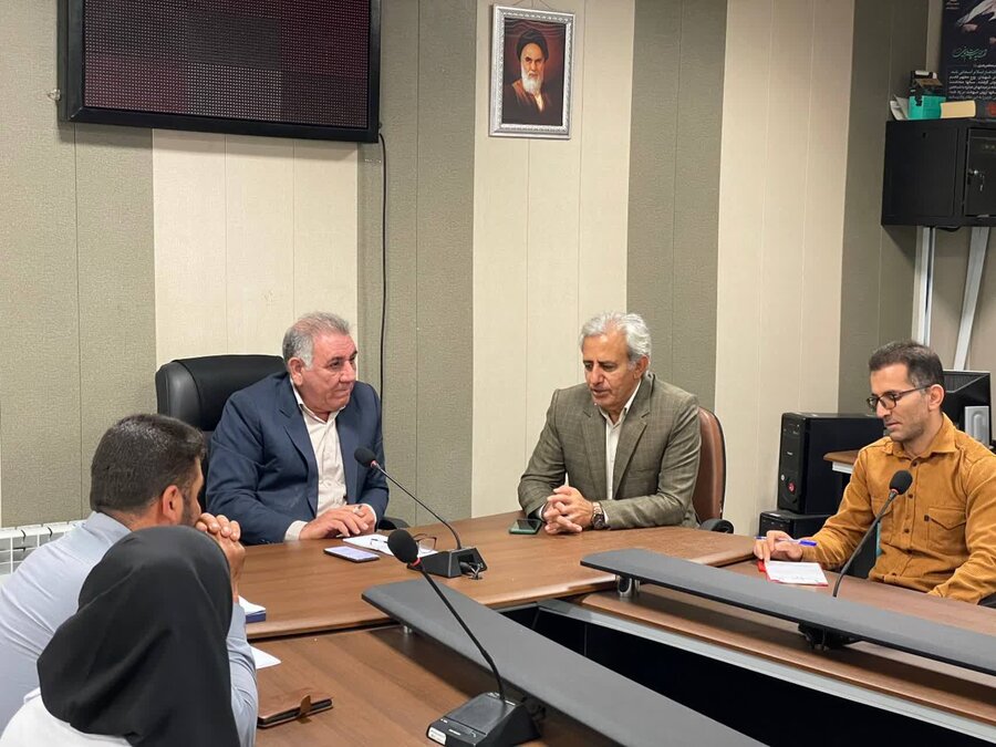 قروه | دیدار رئیس اداره فوریت‌های اجتماعی استان کردستان با همکاران اورژانس اجتماعی