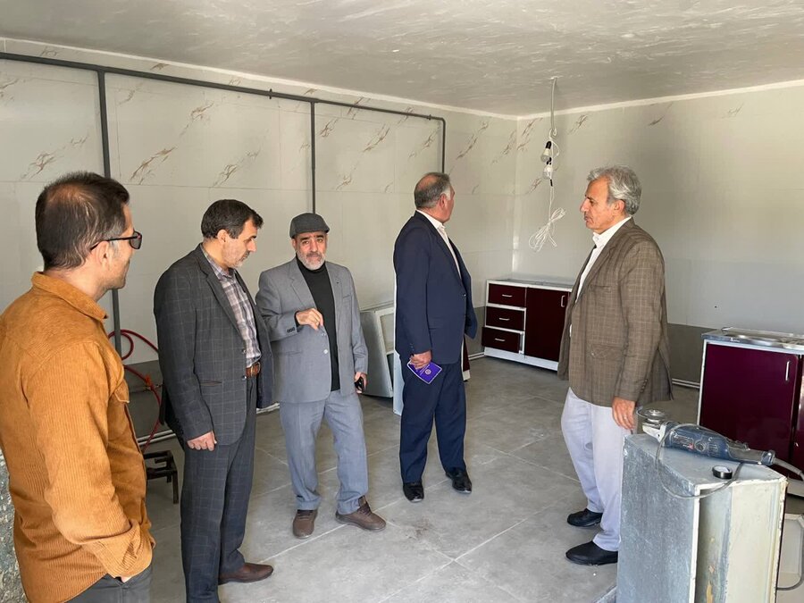 بازدید مسئولان بهزیستی کردستان از کمپ ترک اعتیاد و پروژه ماده ۱۶ قروه