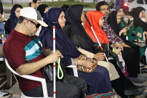 همایش پیاده‌روی نمادین افراد دارای معلولیت بینایی  و جشن روز عصای سفید در شهر بوشهر