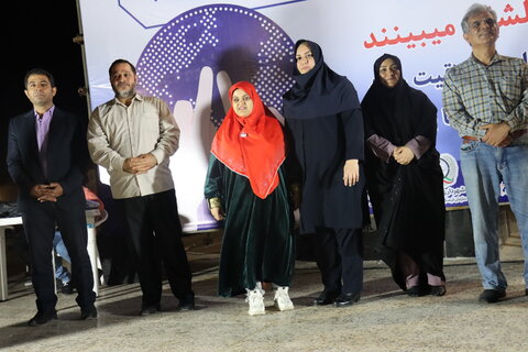 همایش پیاده‌روی نمادین افراد دارای معلولیت بینایی  و جشن روز عصای سفید در شهر بوشهر