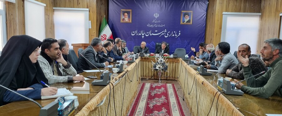 برگزاری دیدار مردمی فرماندار و رئیس بهزیستی چالدران با هدف حل مشکلات مددجویان