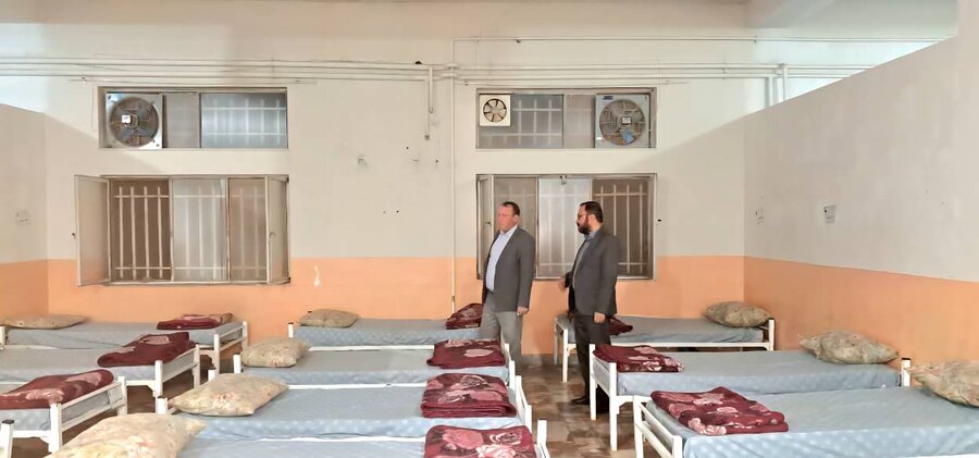 بازدید شبانه وسرزده رئیس اداره بهزیستی شهرستان میاندوآب از مرکز توانبخشی بیماران روانی مزمن گلهای باغ رحمت