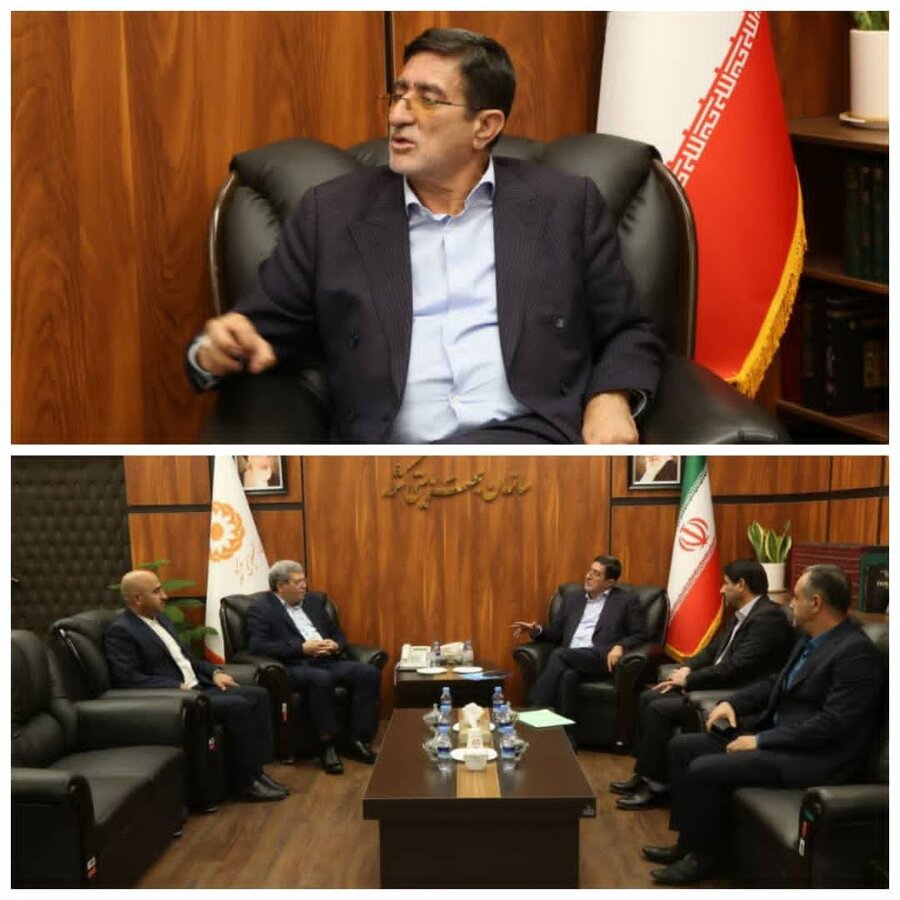 دیدار نماینده مردم پلدختر با رئیس سازمان بهزیستی کشور