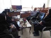 نمین| نشست مشترک رئیس اداره بهزیستی شهرستان نمین با رئیس اداره جهاد کشاورزی شهرستان نمین