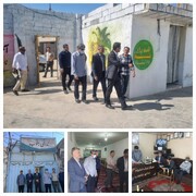 بازدید معاون سیاسی،اجتماعی و کارشناسان فرمانداری ایذه از کمپ‌های ترک اعتیاد بهزیستی 