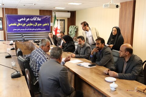 دیدار مردمی مدیرکل بهزیستی همدان با مددجویان و توان‌یابان برگزار شد
