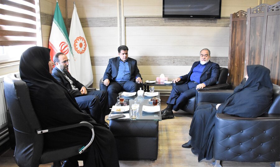 نشست مشاور استاندار با مدیرکل بهزیستی استان کرمانشاه