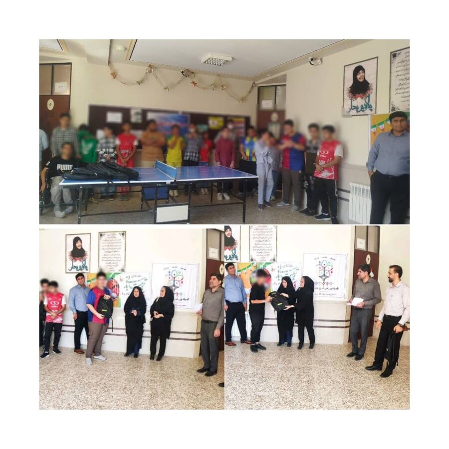 برگزاری مسابقات ورزشی بین معلولین نابینا محصل اداره بهزیستی شهرستان اندیمشک 